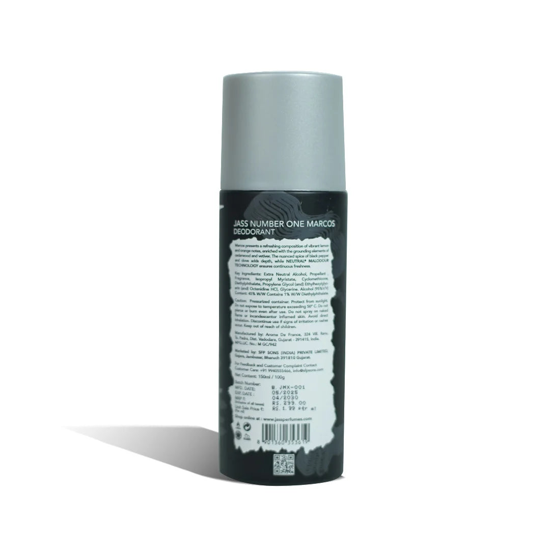 Number One Marcos Deodorant – 150ML