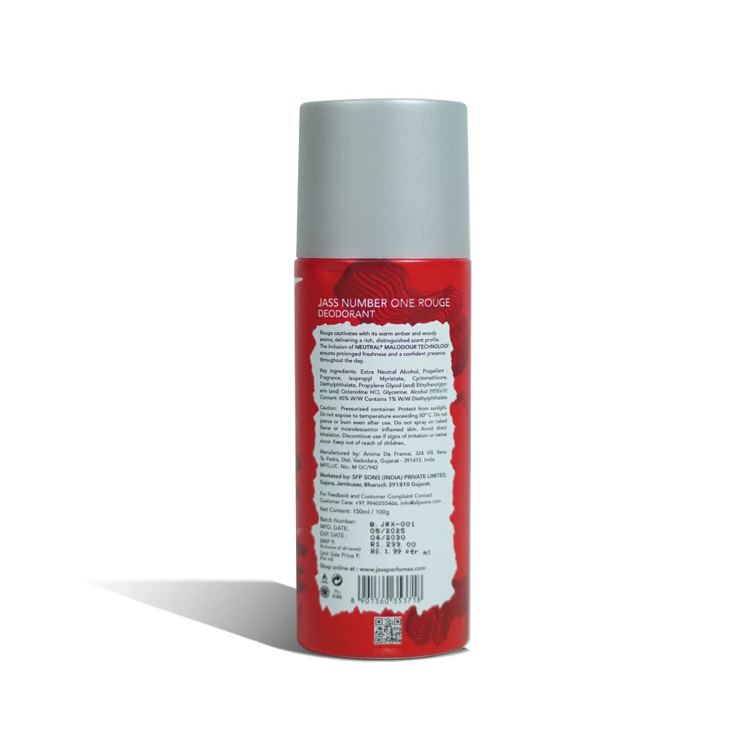 Number One Rouge Deodorant – 150ML