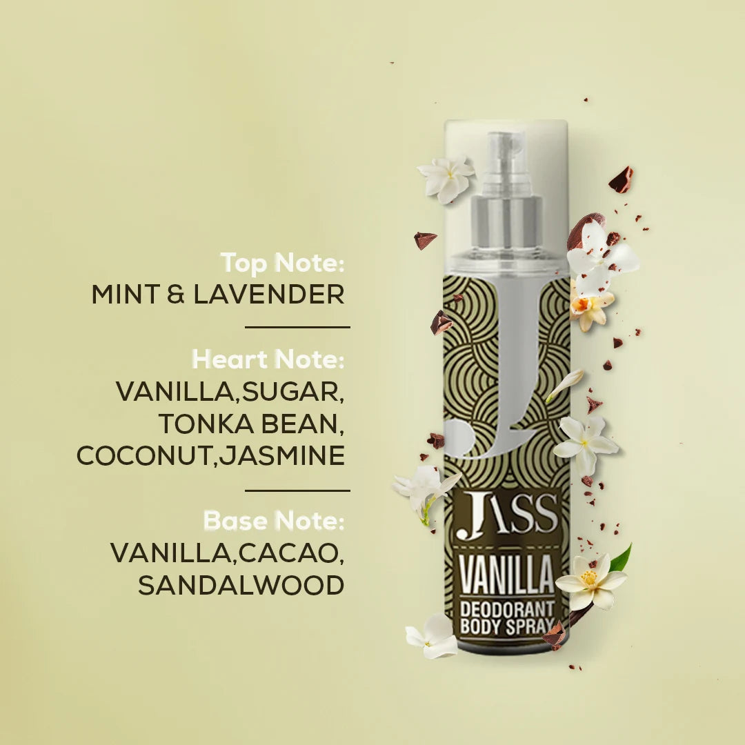 Vanilla Deodorant Body Spray – 135ML