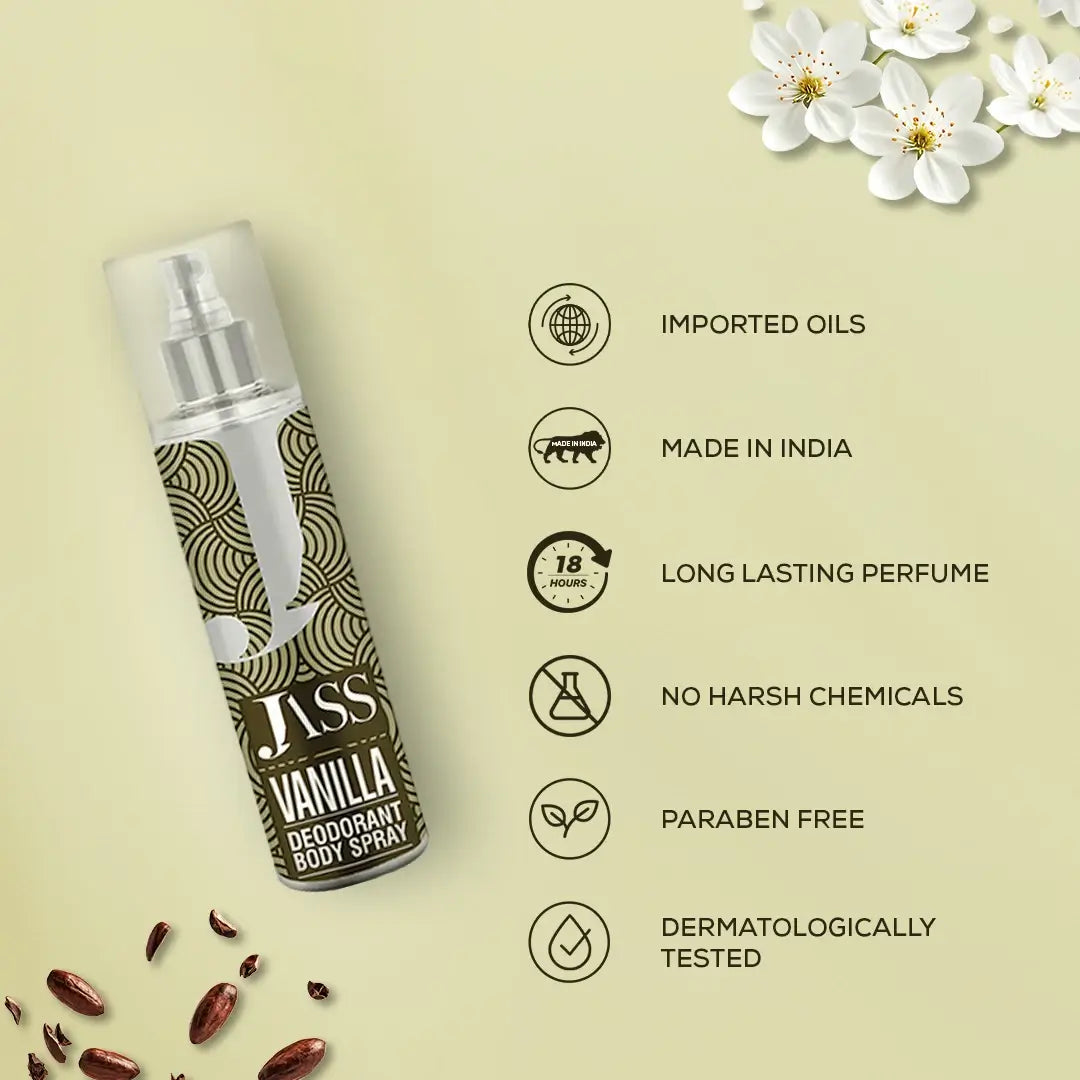 Vanilla Deodorant Body Spray – 135ML