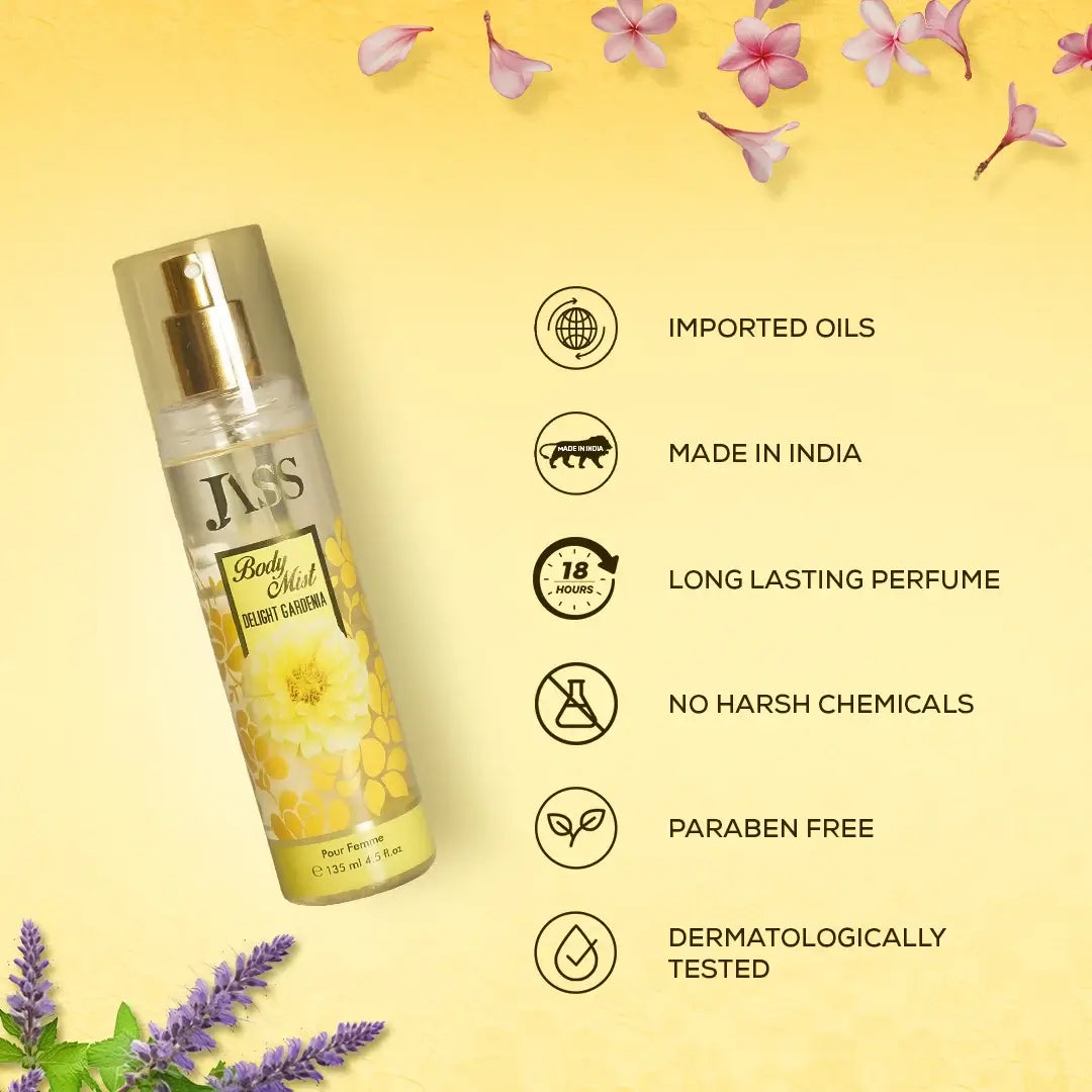 Delight Gardenia Body Mist - 135ML