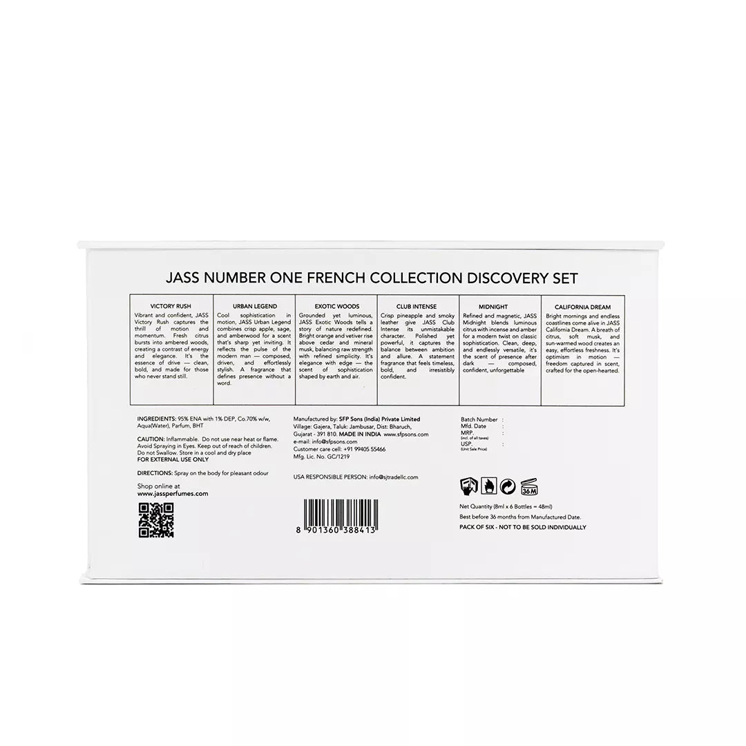 Number One French Collection Discovery Set Pack of 6