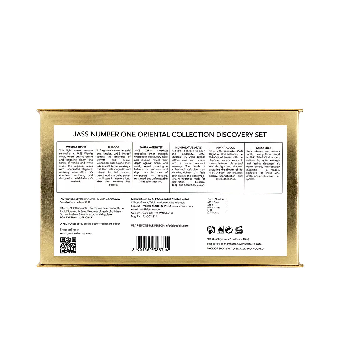 Number One Oriental Collection Discovery Set Pack of 6