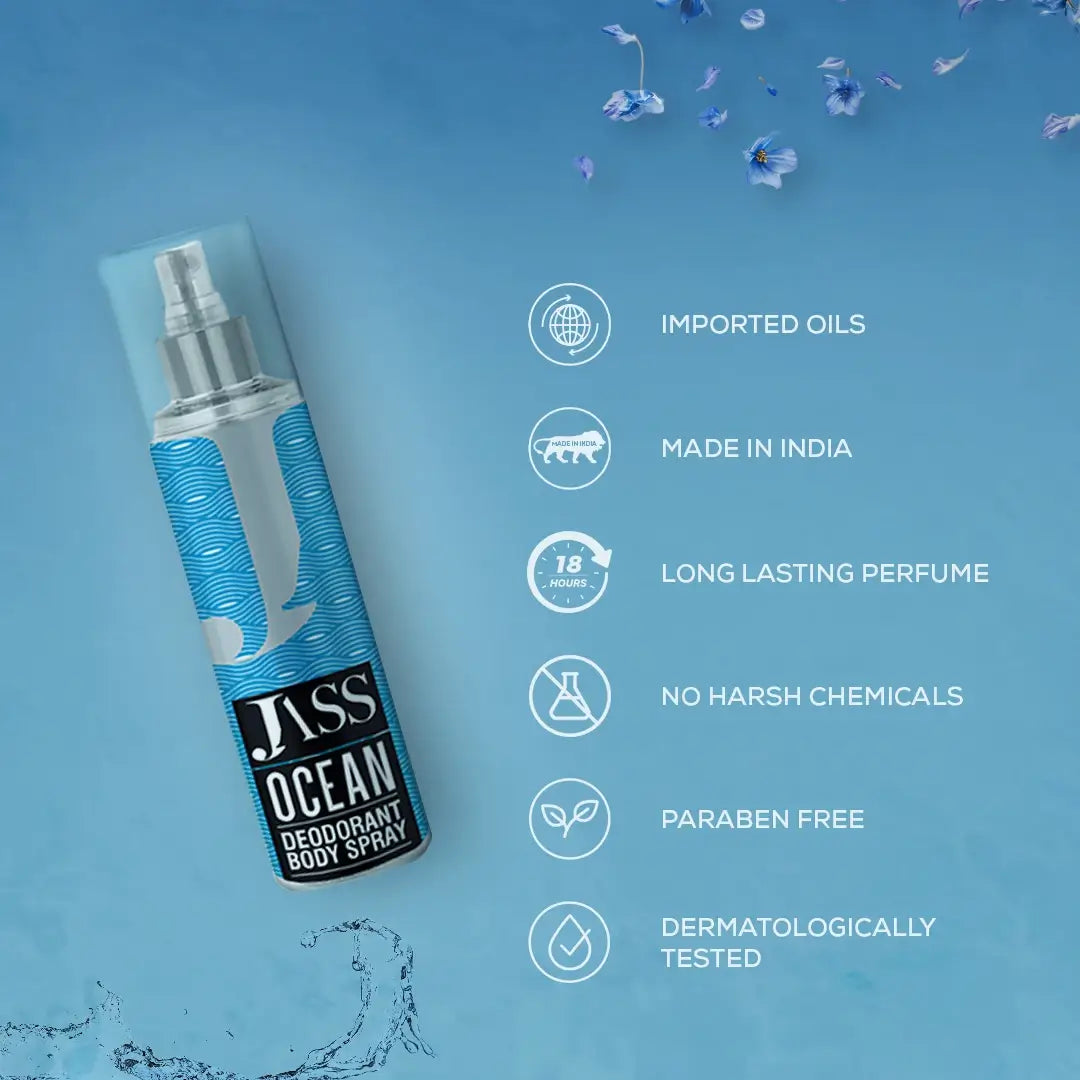 Ocean Deodorant Body Spray – 135ML