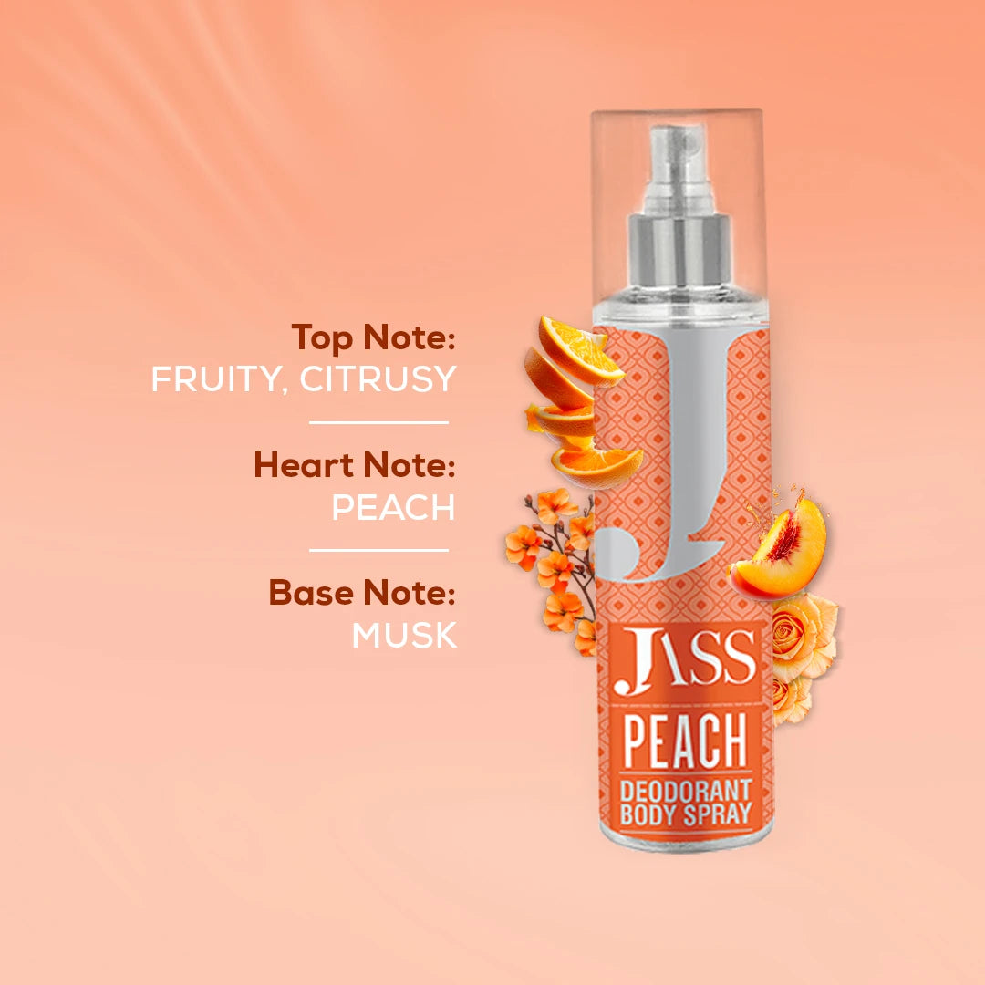 Peach Deodorant Body Spray – 135ML